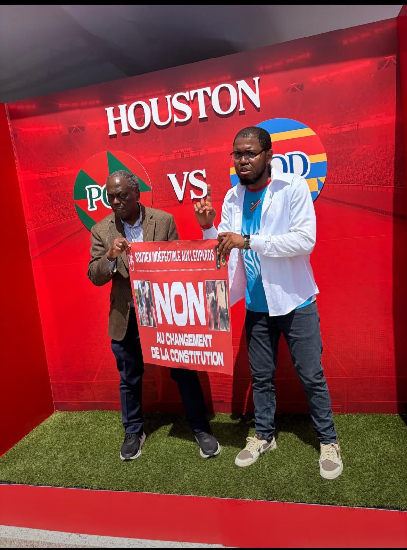 RETOUR SUR RDC–PORTUGAL À HOUSTON : LE CDP USA A AFFICHÉ SON SOUTIEN AUX LÉOPARDS ET SON REFUS DU CHANGEMENT DE CONSTITUTION
